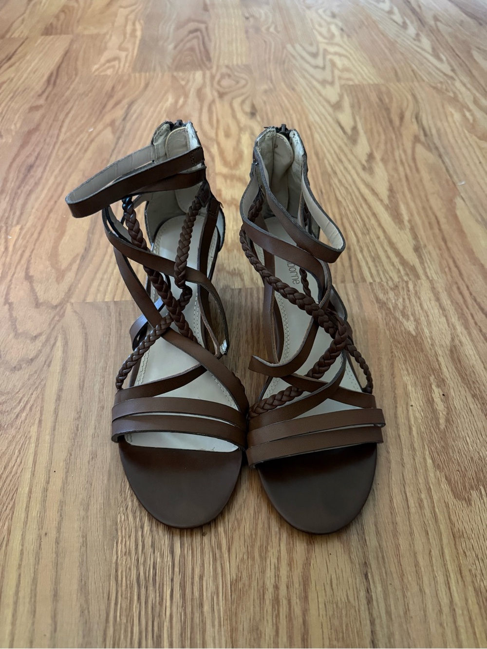 Liz Claiborne Brown wedge Heels